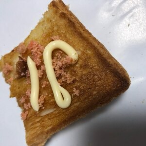 トースト ( バター 明太子 マヨネーズ )